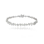 Multi Shape Diamond Tennis Bracelet