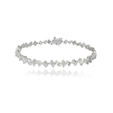 Multi Shape Diamond Tennis Bracelet