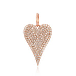 Jumbo Pave Heart Charm