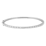 Thin Bezel Baguette Bangle