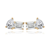 Two-diamond Stud Earring (Single)