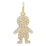 Boy Pave Charm