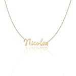 Cutout Name Chain Necklace