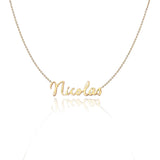 Cutout Name Chain Necklace