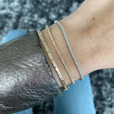 Thin Classic Diamond Tennis Bracelet