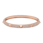 Thick Pave with Spikes Bangle