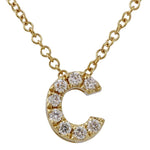 Pave Bulky Initial Necklace