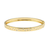 Scattered Diamonds Gold Bangle