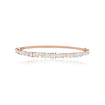 Vertical Multi Shape Diamond Bangle