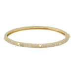 Medium Pave with Spikes Bangle