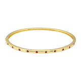 Inlay Gemstones Bangle