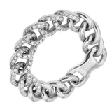 Pave Cuban Chain Ring