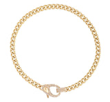 Cuban Diamond Clasp Chain Bracelet