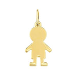 Gold Boy Charm