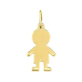 Gold Boy Charm