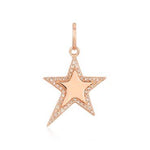 Modern Pave Outline Star Charm