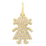 Girl Pave Charm