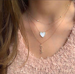 Five Diamond by the Yard Necklace