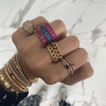 Gold Cuban Chain Ring