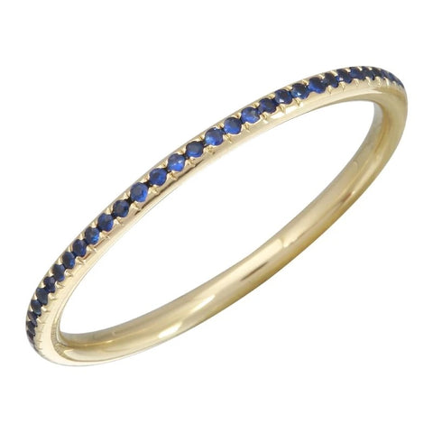 Gemstone Eternity Band