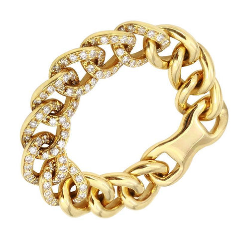 Pave Cuban Chain Ring