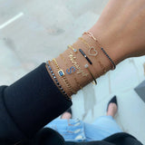 Cutout Gold Name Bracelet