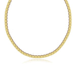 Small Golden Square Necklace