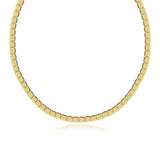 Small Golden Square Necklace