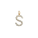 Jumbo Diamond Initial Charm