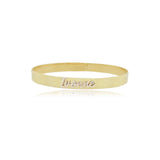 Personalized Three Dimensional Diamond Bangle