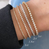 Thin Classic Diamond Tennis Bracelet