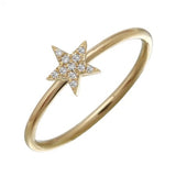 Mini Star Pave Ring