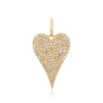 Jumbo Pave Heart Charm