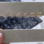 Seven Baguette Wrap Earrings