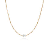 Two-Diamond Tennis Necklace