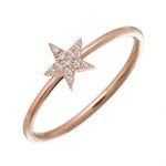 Mini Star Pave Ring