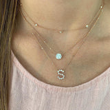 Five Diamond by the Yard Necklace