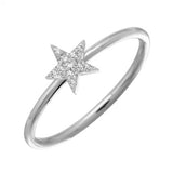 Mini Star Pave Ring