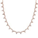 Trio Diamond Chain Necklace