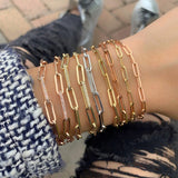 Large Paperclip Bracelet