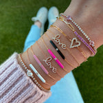 Script Love Bracelet