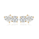 Two-diamond Stud Earring (Single)