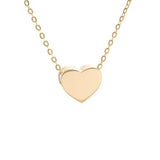 Block Heart Necklace