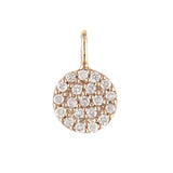 Petite Round Pave Charm