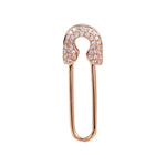 Pave Safety Pin Charm