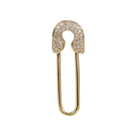 Pave Safety Pin Charm