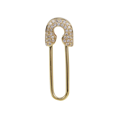 Pave Safety Pin Charm